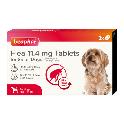 Beaphar Flea Tablets for Small Dogs 3 Tablets